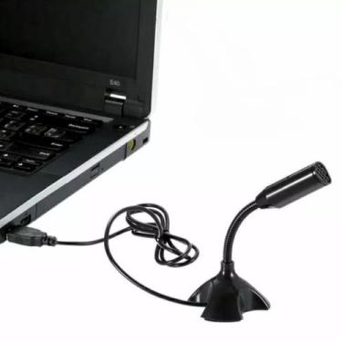 Imagem de Microfone De Mesa USB LE 917 PC Computador Notebook Podcasts Gravação 