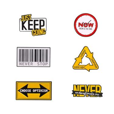 Imagem de Broche de esmalte divertido alfinetes de desenho animado letras vários designs novos broches alfinetes para mochilas crachás chapéus bolsas alfinetes acessórios para mulheres meninas presente infantil, Esmalte, Esmalte