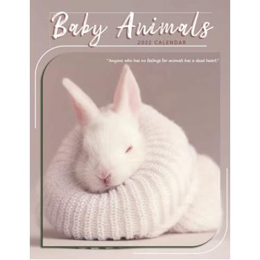 Imagem de Baby Animals 2022 Calendar: Mini Calendar 2022 with Large Grid for Note - To do list, Gorgeous 8.5x11'' Small Calendar, Non-Glossy Paper