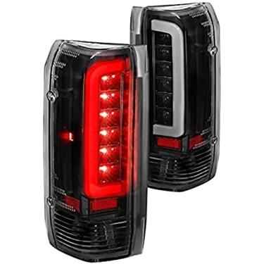 Imagem de ANZO USA 311350 Conjunto de luz traseira LED lente transparente par de alojamento preto
