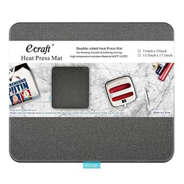 Imagem de Ecraft Tapete de Prensa Térmica para Cricut Easypress: 28 x 33 cm, Dupla Face, HTV, Máquina de Prensa de Calor, Camisetas
