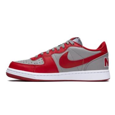 Imagem de Nike Tênis masculino Terminator Low, Cinza médio/vermelho e branco, 39