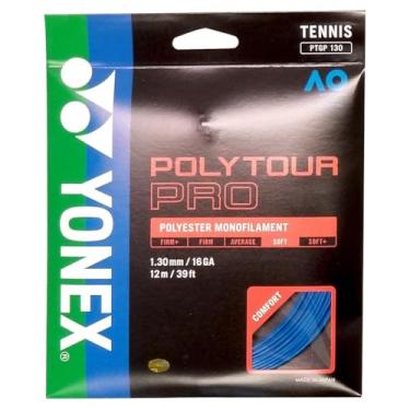 Imagem de YONEX Corda de tênis azul Poly Tour Pro (17 azul)