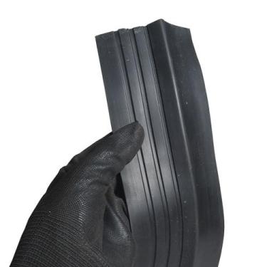 Imagem de 10 Metros de Cantoneira Testeira de Borracha Para Escada 60x35x3,5mm B
