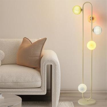 Imagem de Lâmpada De Chão Contemporânea Luxo Sala De Estar Familiar Quarto De Estudo Villa Hotel Casas Modelo LED Retro Criatividade Decorativa Luz De Pé (Estilo 12)