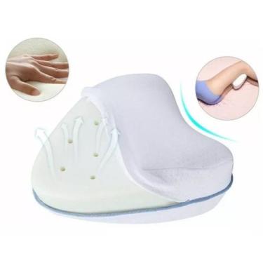 Imagem de Travesseiro ortopédico pernas joelhos postura coluna dormir  - Shop DA