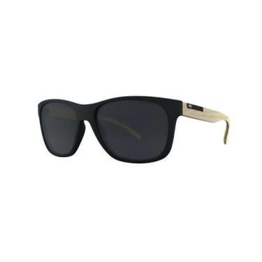 Imagem de Óculos de sol hb matte black wood gray polarized