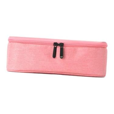 Imagem de harayaa Caixa de transporte de esmaltes, organizador de viagens polonesas de unhas, possui 30 garrafas, portátil, porta -unhas para cosméticos de viagem, Rosa