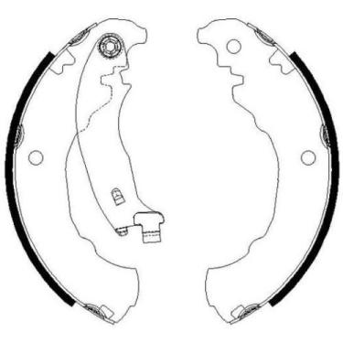 Imagem de Sapata de Freio Traseiro Fiat Palio 2010 a 2023 SYL 203012