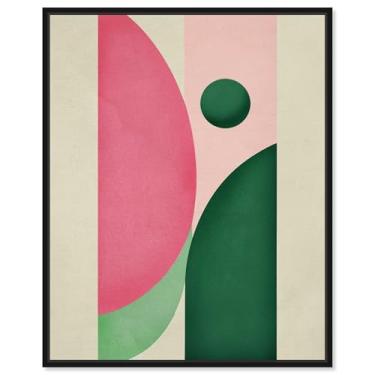 Imagem de Art Remedy Tela Hills Side by Side Modern Midcentury, moldura preta, 51 x 61 cm