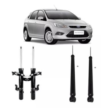 Imagem de Kit 4 AMORTECEDOR DIANTEIRO TRASEIRO ESQUERDO DIREITO FOCUS 2009 2010 2011 2012 2013