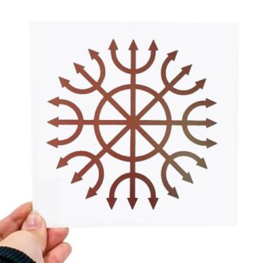 Imagem de Placa Grafico Devadatta PVC 15x15cm - Radionica Radiestesia - Dhonella