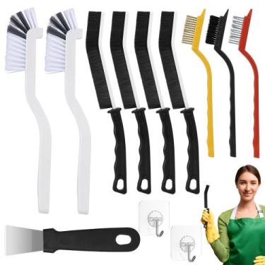 Imagem de Conjunto de escovas de limpeza Tedmax Crevice, 12 unidades para uso do
