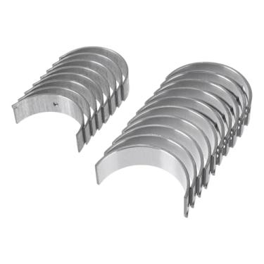 Imagem de VekAuto Kit de rolamento principal e biela Nº 1220760J00/1211160J00 para Nissan Sentra 1991-2002 Rolamento da haste do virabrequim do motor 18 peças