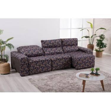 Imagem de Capa Sofá Retrátil 2 Lugares Veste Fácil Malha Estampado - felipe enxo