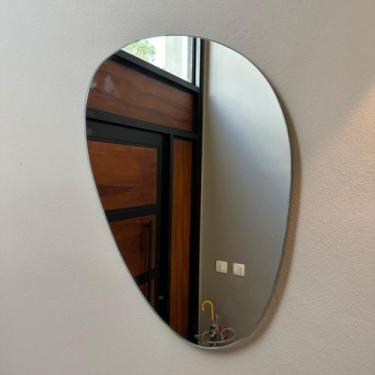 Imagem de Espelho Vertical Decorativo V.A Decor 51cm Lapidado Orgânico