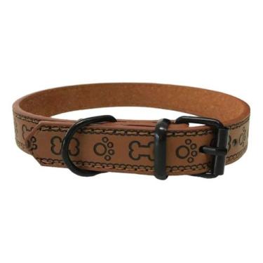 Imagem de Coleira material sintético P/ Cachorro Cães Médio Grande Porte - Alwy