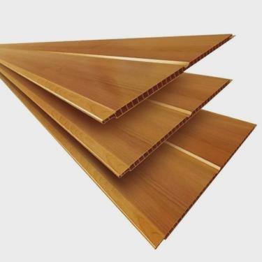 Imagem de Kit 15 Caixas com 90 M² Forro de Pvc Polifort 8mm X 20cm X 3m m² Mogno