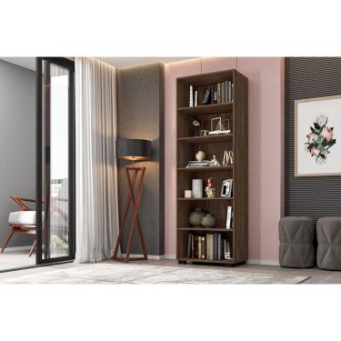 Imagem de Estante De Livro Para Sala Quarto Livreiro Madeira Avelã