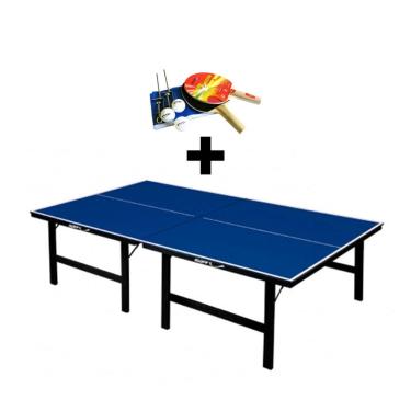 Imagem de Mesa de ping pong mdp 15mm 1001 klopf + kit Suporte, Rede, Bolinhas 5030