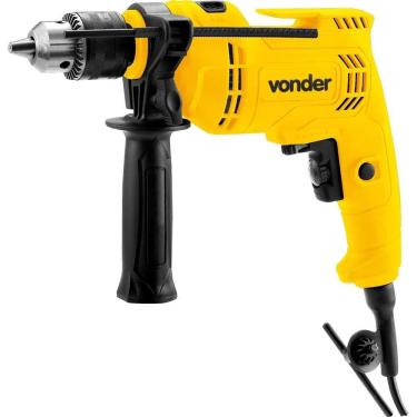 Imagem de Furadeira Elétrica Com Impacto e Reversível Função Martelete 1/2 fiv 550N 127V Vonder