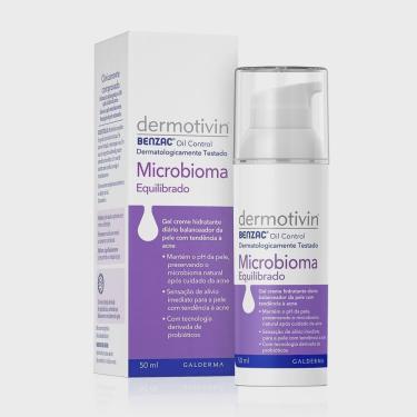 Imagem de Gel Creme Hidratante Dermotivin Benzac Microbioma Equilibrado 50ml