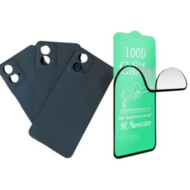 Imagem de Capa Capinha + Pelicula Nano 9D Para Moto G04 Preto