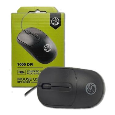 Imagem de Mouse Usb Óptico Bpc-M129 Cor Preto