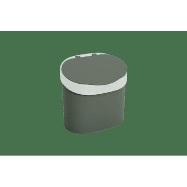 Imagem de Lixeira com Tampa Coza Flora 4 Litros Verde Amazon E Eco Natural