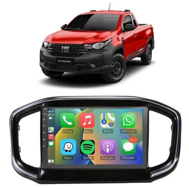 Imagem de Kit Multimídia Strada Endurance 2020 21 22 23 24 25 9 Carplay Androidauto CM9 Faaftech