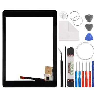 Imagem de E-yiiviil Painel digitalizador de tela sensível ao toque (sem tela LCD) compatível com AUTEL MaxiSYS MS908S MS908 Pro MY908 9,7 polegadas com ferramentas