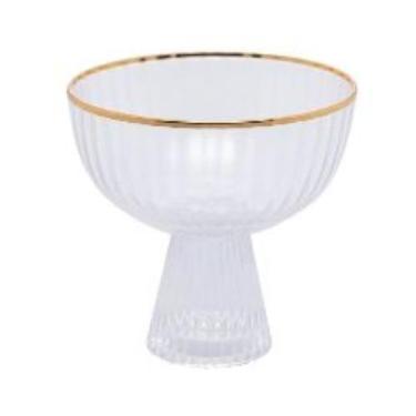 Imagem de Taça de sobremesa de cristal com fio de ouro lines 200ml - WOLFF