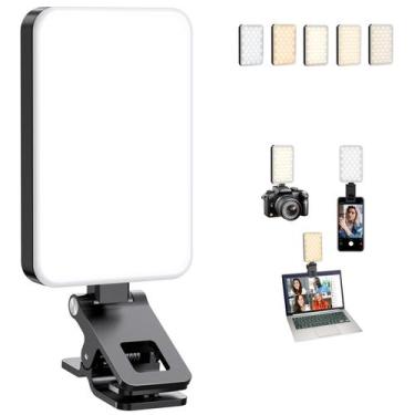 Imagem de Luz selfie PIDINUK 80 LED recarregável, 5 modos de luz