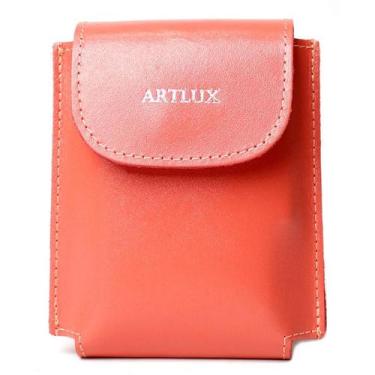 Imagem de Cigarreira em Couro Artlux 057, Coral