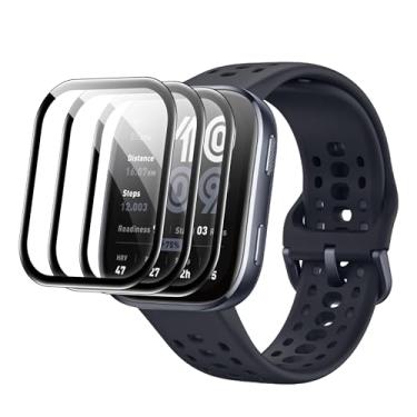 Imagem de Suttkue Compatível com protetor de tela Amazfit Bip 6, cobertura de tela completa 3D antirarranhões, compatível com capas, HD Ultra, pacote com 3