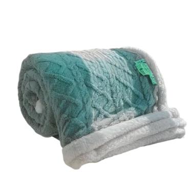 Imagem de Cobertor Pele de Carneiro Casal Dupla Face 1,90 X 2,10 Mt(Verde Agua)
