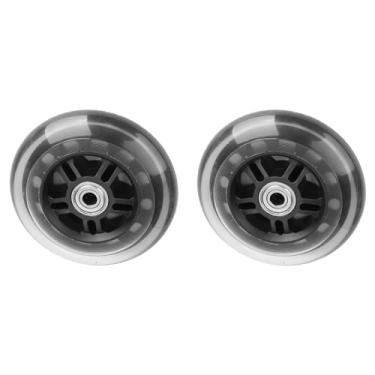 Imagem de Rodízios PU de 4 Polegadas Com Rolamentos Precisos, Rodas de Rolamento ABEC-7 608ZZ para Carrinhos Pequenos, Portas, Ferragens, à Prova de Arranhões, 2 Peças