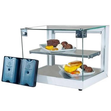 Imagem de B-VFD47 - Vitrine fria Beta 47cm Dupla com 8 Gelo-X Branca - Bivolt- O