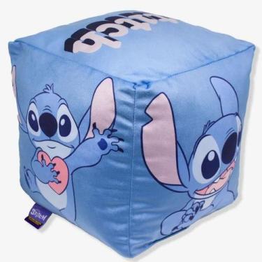 Imagem de Almofada Formato Fibra Stitch Cubo 25x25cm 10065207 - ZonaCriativa