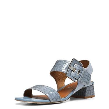 Imagem de Donald Pliner Sandália de Salto Feminina, Jeans, 9