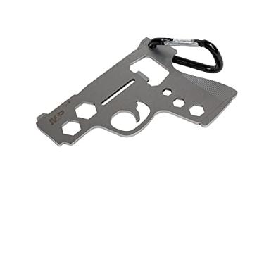 Imagem de Smith & Wesson Mosquetão M&P Pistol de várias ferramentas com estrutura durável e compacta de aço inoxidável para táticos, armeiros e EDC