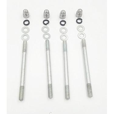 Imagem de CDHPOWER Conjunto de parafusos de duas extremidades M8 para motor a gás kit 66cc/80cc, Prata