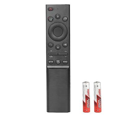 Imagem de BN59-01357F TM2180E RMCSPA1RP1 Controle remoto de voz compatível com Samsung Smart The Frame QLED 4K 8K Smart TV QLED Series Q70A Q60A Q80A QN85A Substituição com Netflix PrimeVideo WWW com baterias