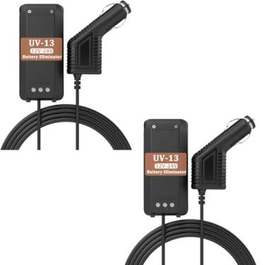 Imagem de Pacote com 2 baterias de rádio BAOFENG UV-13 eliminador de bateria para rádio bidirecional de longo alcance UV-13 Pro substituição de bateria 7,4 V GM-15 Pro acessórios de rádio amador
