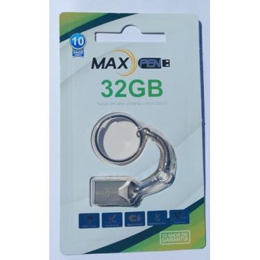 Imagem de Pen Drive MaxPen 32GB USB 2.0, À Prova d'Água e Choque, Compatível com Windows/Mac/Linux, 10 Anos de Garantia