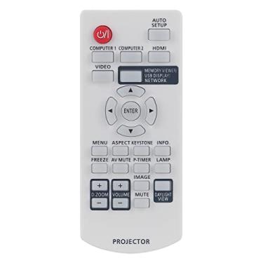 Imagem de PERFASCIN Controle remoto de substituição N2QAYA000116 adequado para projetor Panasonic PT-LW362 PT-LW312 PT-LB412 N2QAYA000116