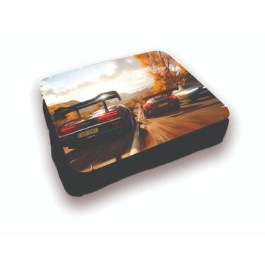 Imagem de Almofada Bandeja para Notebook Laptop Personalizado Forza Carro Laranj