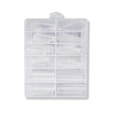 Imagem de Kit 144 Molde F1 Bailarina Quadrada Stiletto Unhas Polygel