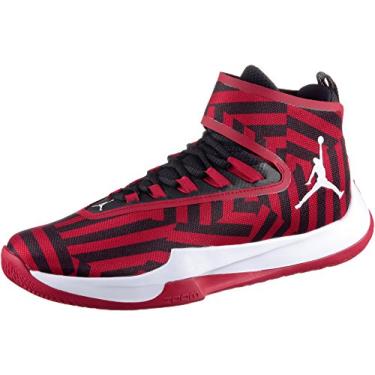 Imagem de Tênis masculino Jordan Fitness, Multicolorido, vermelho e preto, Gym Re 602, 10 M UK