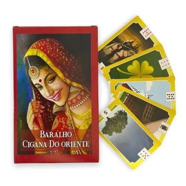 Imagem de Baralho Tarô Cigana do Oriente Tarô Cigano 36 Cartas Manual - Flash
